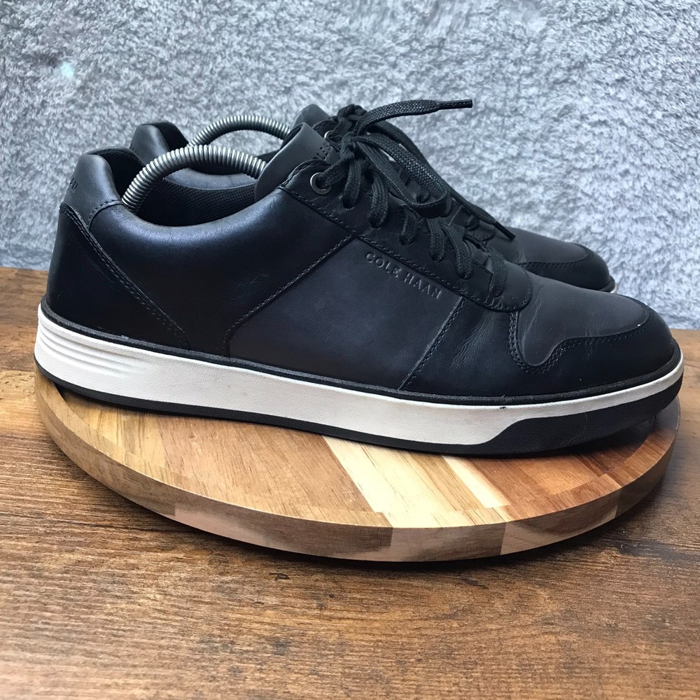 Cole Haan Grand Crosscourt Craft Sport Sneakers‎ Mens 11.5M Black/Gray Leather
